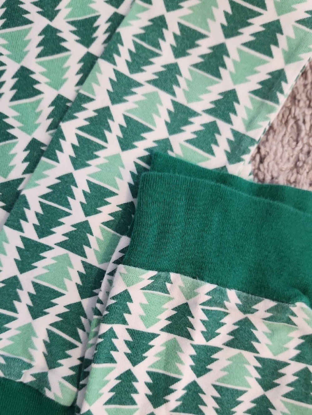 Carter's Green Patterned Tree-Print Pajama Set - Picture 4 of 5